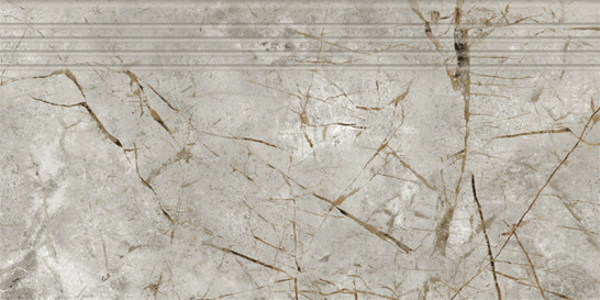 Ступень фронтальная K-2003/MR/st01/300x600x9 керамогранит матовая Kerranova Iceberg