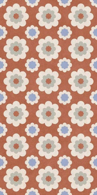 Декор Homey Flower Cotto Nat Ret 60x120 Piemme керамогранит матовый 5241