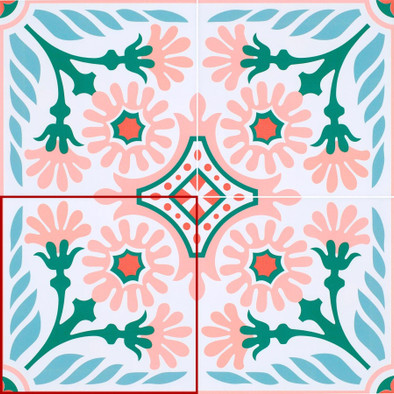 Плитка универсальная Art Decor DC263 20х20 DeShun Ceramics матовая керамическая