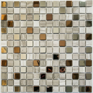 Мозаика Amsterdam (POL) 2x2 мрамор 30.5х30.5