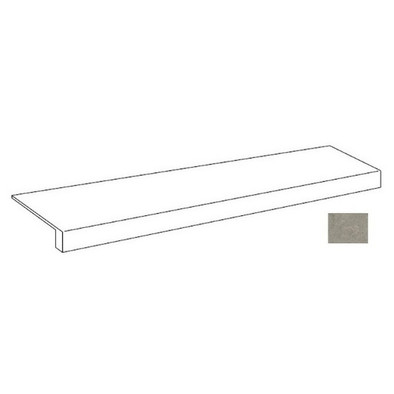 Ступень фронтальная Forte Dei Marmi Rock Lunar Grey Scalino Sp 33x120 керамогранит матовая Atlas Concorde 620070002930