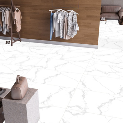 Керамогранит Orlando Bianco 60х120 LV Granito Authentic полированный универсальная плитка