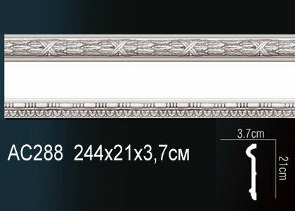 Молдинг AC288 (10) с рисунком Перфект полиуретан