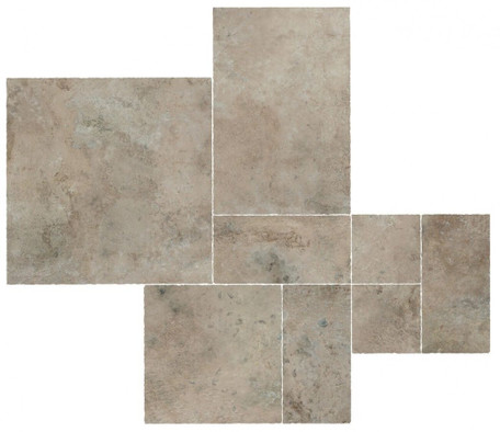 Декор Aix Cendre Kit Multiformato Tumbled (A04Z) 75x75 Неглазурованный керамогранит матовый фото Декор Aix Cendre Kit Multiformato Tumbled (A04Z) 75x75 Неглазурованный керамогранит матовый