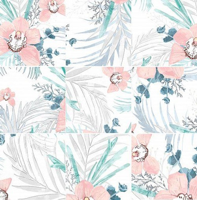 Панно Skyline 20х60 (компл. из 3 шт) 20x60 матовое керамическое