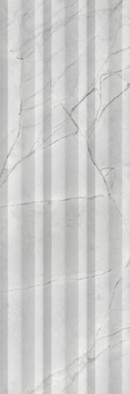 Настенная плитка JEH710 Teseo Arrow Gris 40x120 глянцевая, рельефная (структурированная) керамическая
