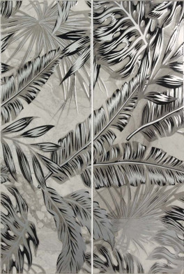 Декор Décor Set (2) Rex Pearl 25x75 глянцевый керамический