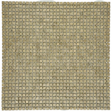 Мозаика Marble Mosaic Aluminum Cubic Gold алюминий 30.2х30.2 см чип 8х8 мм, золотой-oro-gold