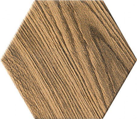 Настенная плитка W- Burano Wood Hex-11x12,5 матовая керамическая