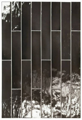 Настенная плитка Manacor Black 6.5x40 глянцевая керамическая