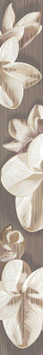 Бордюр Amati Plumeria Alba Azori 6.2х50.5 матовый керамический