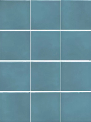 Настенная плитка KM1010G0060N Бахия Бирюзовый глянцевый 29,8х39,8 из 12 частей 9,8x9,8x0,7 Kerama Marazzi керамическая