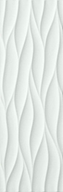 Настенная плитка Lumina Curve White Matt керамическая