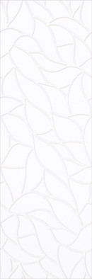 Настенная плитка Polar White Era 30х90 Gravita глянцевая, рельефная (структурированная) керамическая 78801884