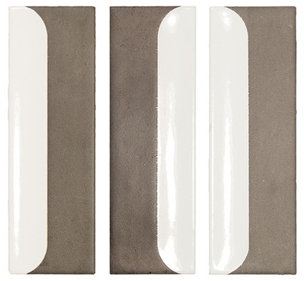 Декор Bow Decor Tobac 5.2х16 DNA Tiles керамогранит глянцевый, матовый 00000089100