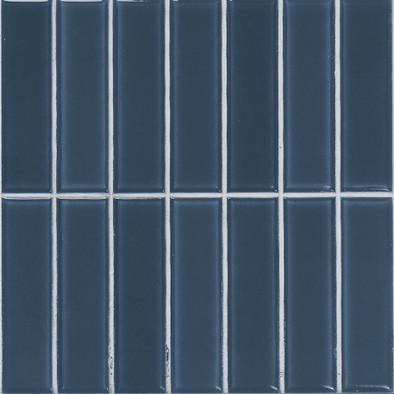 Настенная плитка Incision Mud Blue 20x20 APE Ceramica глянцевая керамическая A040924