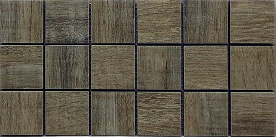 Мозаика Mk.AlenNatural1530 15х30 керамогранит матовая, коричневый