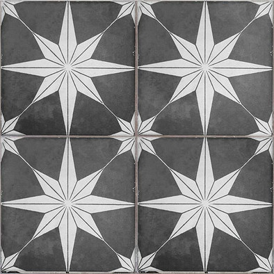 Керамогранит Scintilla Night Black Pre-cut 45x45 Etili Seramik матовый напольный