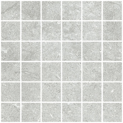 Мозаика Living Ceramics Vonn Mosaic 55 Grey Soft 30x30 керамогранит сатинированная чип 55х55 мм, серый LV11033