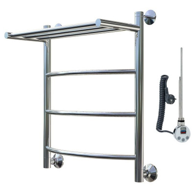 Тругор Полотенцесушитель Приоритет эл ТЭН 1 П 60x60 (ЛЦ2) электрический хром