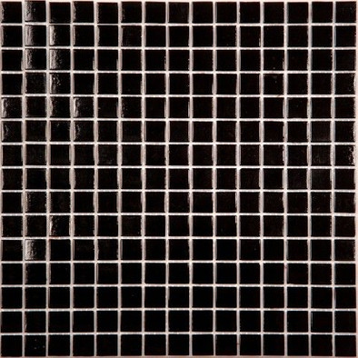 Мозаика GK01 Черный  (сетка) стекло 32.7х32.7 см глянцевая чип 20х20 мм