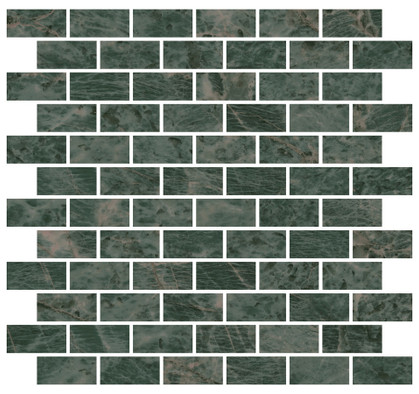 Декор MM13123T Эвора Зеленый Мозаичный глянцевый 32x30x0,9 Kerama Marazzi керамический