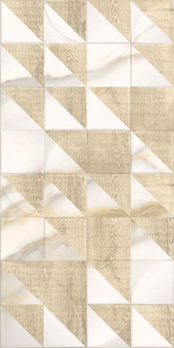 Настенная плитка Apulia Oro Struttura Azori 31.5x63 глянцевая, рельефная (структурированная) керамическая 509001101