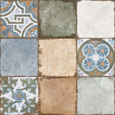 Декор Rialto Decor Mix 58x58 R El Molino керамогранит глазурованный, матовый УТ-00029905