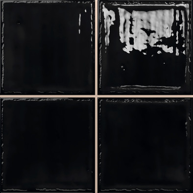 Настенная плитка Noa Black 20x20 Absolut Keramika глянцевая керамическая фото Настенная плитка Noa Black 20x20 Absolut Keramika глянцевая керамическая