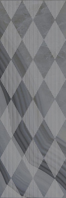 Декор Agat Geo Серый 20х60 Laparet глянцевый керамический х9999217166