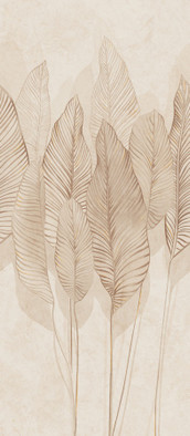 Декор Mild Clay Leaves 119.8х274.8 Tubadzin керамогранит матовый 5903238068727