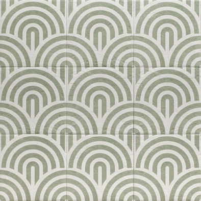 Декор Decor Green Three 20х20 Mainzu Four Seasons керамогранит матовый УТ-00053008