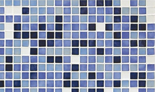 Мозаика Azul - часть 5 2.5x2.5 стекло 31.3х49.5