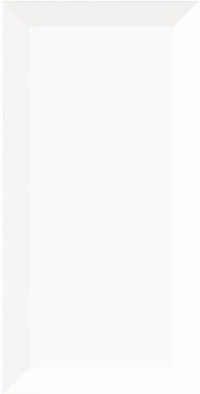 Настенная плитка Biselado Classic White M 7.5x15 матовая керамическая