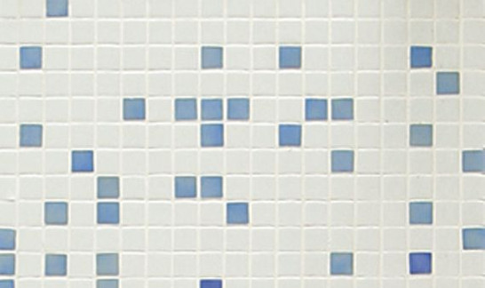 Мозаика Azul - часть1 2.5x2.5 стекло 31.3х49.5