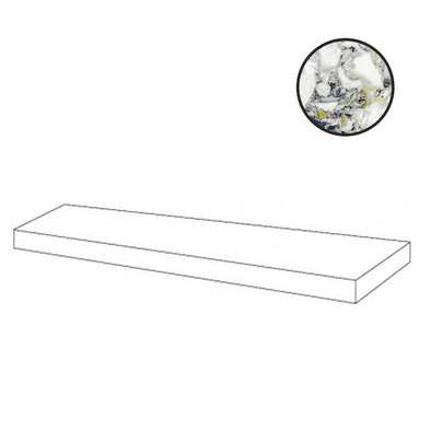 Ступень угловая Forte Dei Marmi Quark Ceppo Apuano Forest Scal. Ang. Dx 33x160 керамогранит матовая Atlas Concorde 620070002653 фото Ступень угловая Forte Dei Marmi Quark Ceppo Apuano Forest Scal. Ang. Dx 33x160 керамогранит матовая Atlas Concorde 620070002653