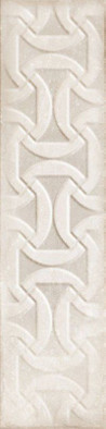 Настенная плитка Relieve Drop Ivory Brillo 7.5х30 глянцевая керамическая