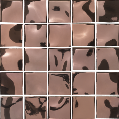 Мозаика Italon Magma Cuprum Mosaico Magic керамика 30х30 см глянцевая коричневый 600110001125