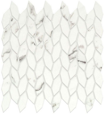 Мозаика Marvel Statuario Supremo Mos. Twist Shiny (A4WM) 30,5x30,5 керамическая