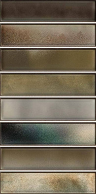 Настенная плитка Borealis Green 15х30 El Barco глянцевая, рельефная (структурированная) керамическая 78803686