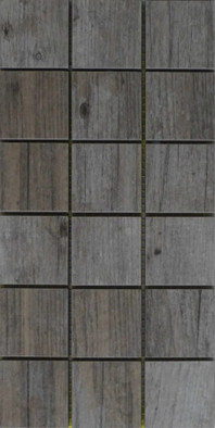 Мозаика Mk.Bosco Greig St-Dakota 1530 15х30 керамогранит RHS Bosco матовая чип 50х50 мм, серый