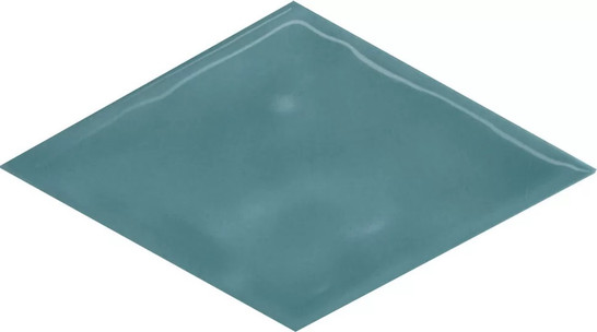 Декор KMD2SRB010BN Риад Бирюзовый глянцевый 13,5x7,8x0,9 Kerama Marazzi керамический