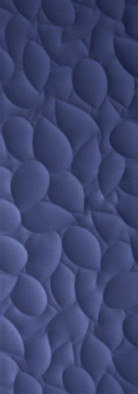 Настенная плитка Genesis Leaf Deep Blue matt 35х100 керамическая