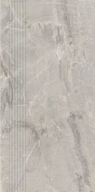 Ступень фронтальная Little Rocks Grey Stopnica Prasowana Mat. 29,8x59,8 g1 керамогранит матовая Paradyz Ceramika R-R-298X598-1-LITT.GR-SP8