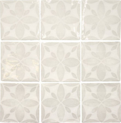 Настенная плитка Mariza White 13x13 глянцевая керамическая