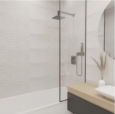 Настенная плитка Aster Bianco 30х90 Sol матовая керамическая