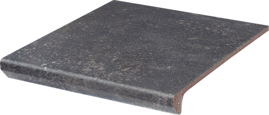 Ступень фронтальная Viano Antracite Простая с Капиносом Mat 30х33 матовая