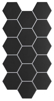 Керамогранит Black 51x26.5 универсальный матовый