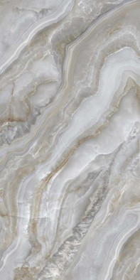 Керамогранит Onice Grigio Lucidato Starlit 162х324 толщ. 12.5 мм Laminam Diamond полированный универсальная плитка LAMFF01472