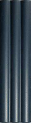 Настенная плитка Match Curved Midnight Blue Gloss 6.25х25 DNA Tiles глянцевая керамическая 73553